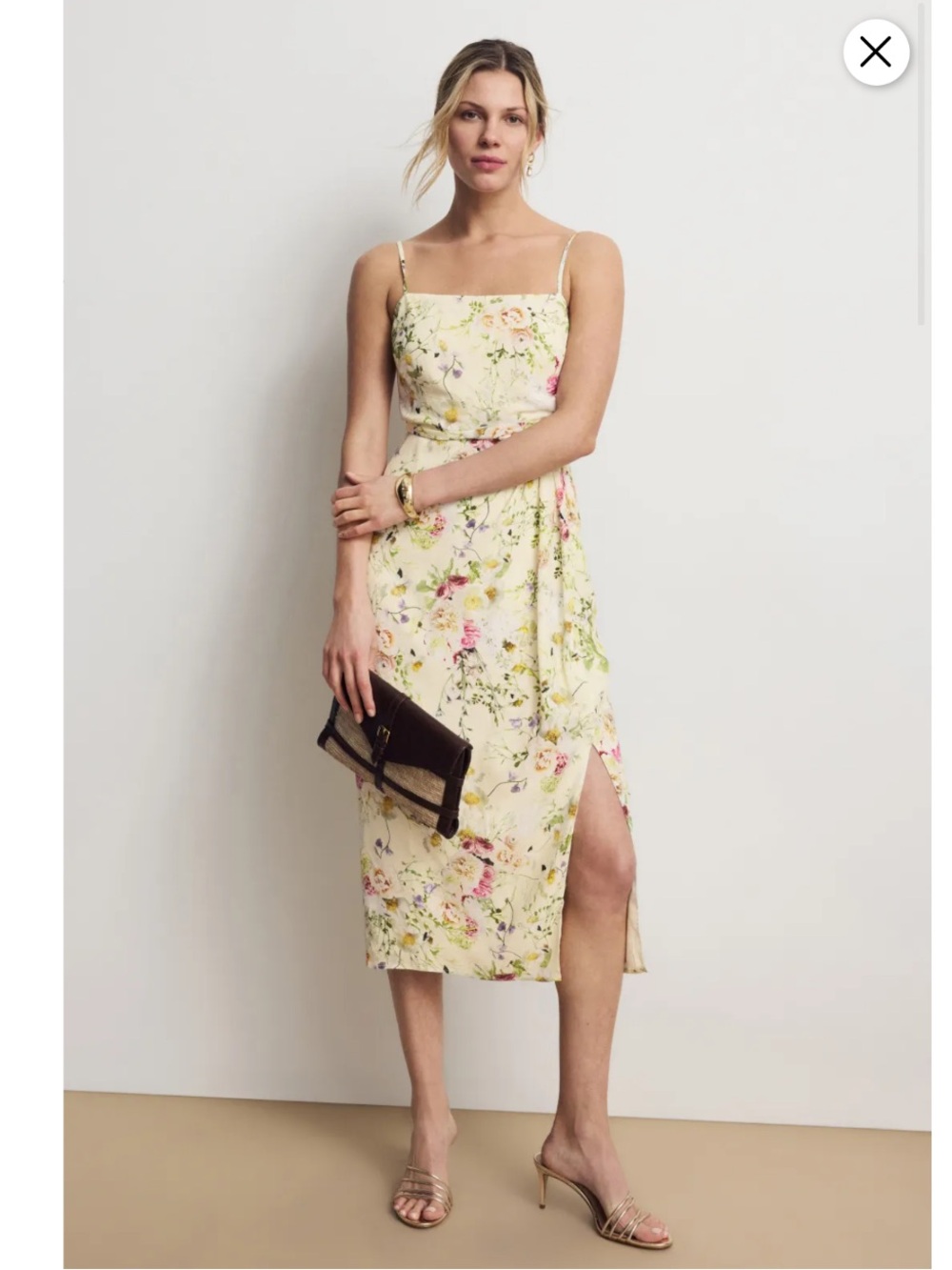 Adam Lippes Square Neck Midi Dress, Size: 6